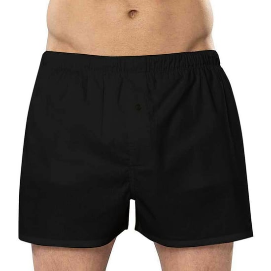Asquith & Fox Mens Classic Elasticated Boxers/Underwear (Black) - Image 2