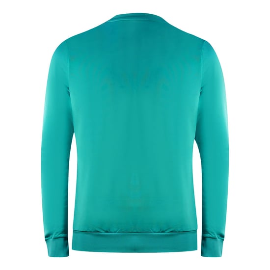 Jersey verde azulado con cuello redondo Golf Tech de Lyle & Scott - Image 2