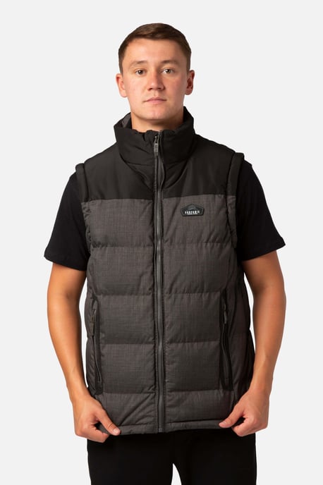 Trapper Mens Insulated Gilet Dark Khaki