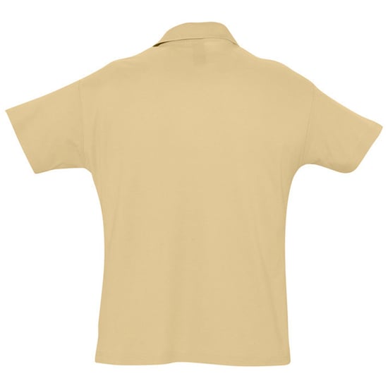 SOLS Mens Summer II Pique Short Sleeve Polo Shirt (Sand)