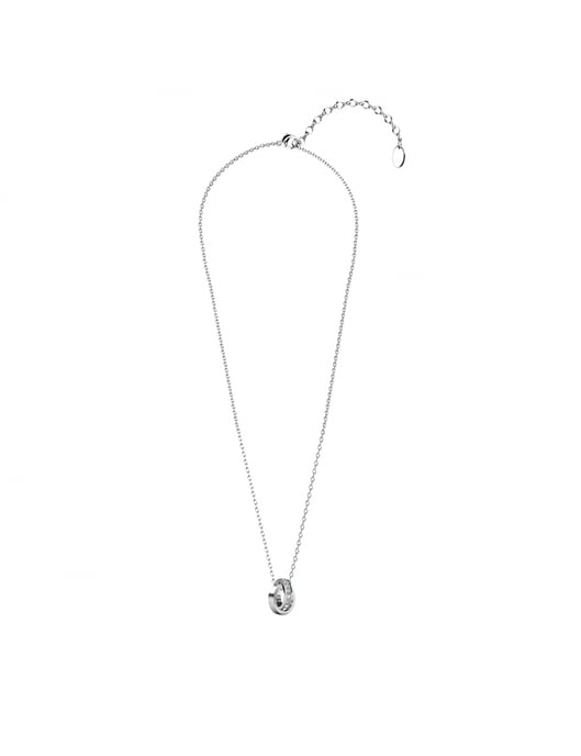 Conjuntos de aros circulares elegantes - Plata y cristal - Image 6