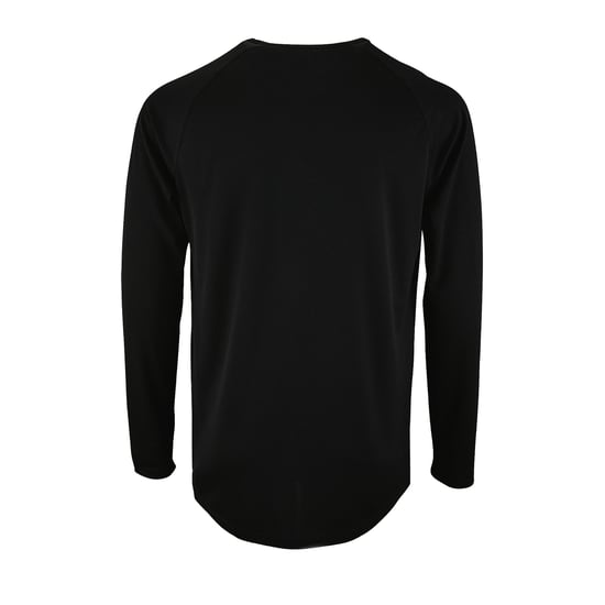 SOLS Mens Sporty Long Sleeve Performance T-Shirt (Black) - Image 3