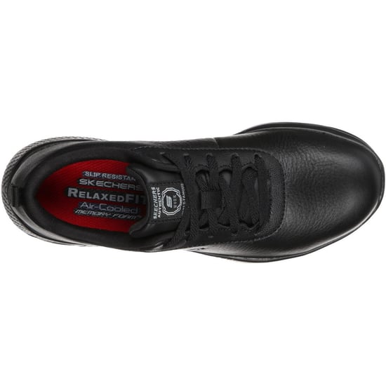 Skechers Womens Marsing Gmina Slip Resistant Leather Shoes - Image 5