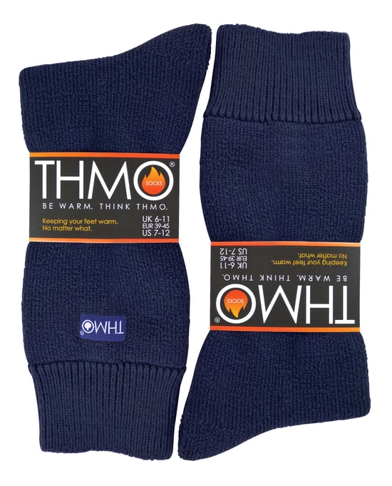 THMO - Calcetines térmicos para hombre con forro polar y puños antideslizantes - Image 2