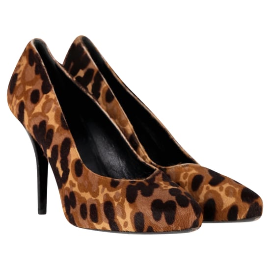 Balenciaga Leopard Print Pumps in Multicolor Pony Hair - Image 4