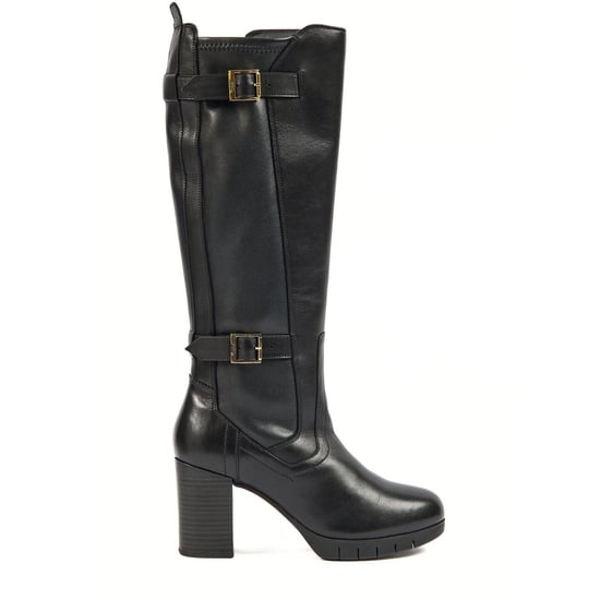Pod Nitika Leather Women's Black Boots - Image 4