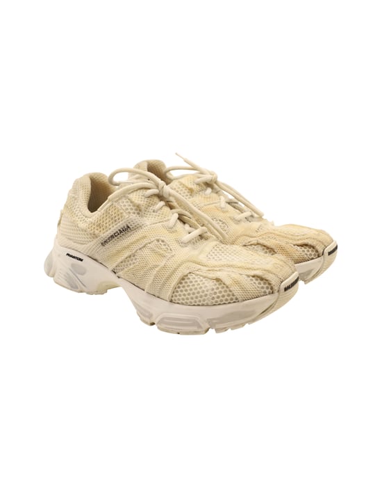 Balenciaga Phantom Sneakers in White Polyester - Image 3