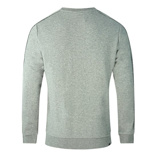 Puma Velvet Taped Logo Grey Sweatshirt