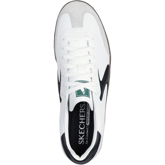 Skechers Hotshot Pyke Synthetic Men's White/Black Trainers - Image 3