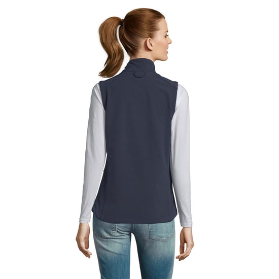SOLS Womens/Ladies Rallye Softshell Sleeveless Gilet (French Navy) - Image 2