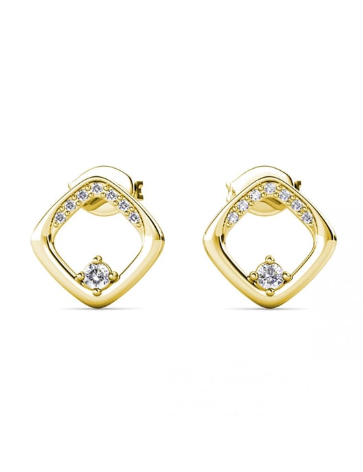 Pendientes Adelise - Oro y Cristal - Image 3