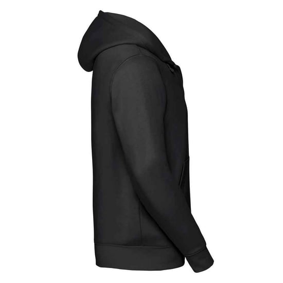 Russell Mens Authentic Hooded Sweatshirt (Black) - Image 2