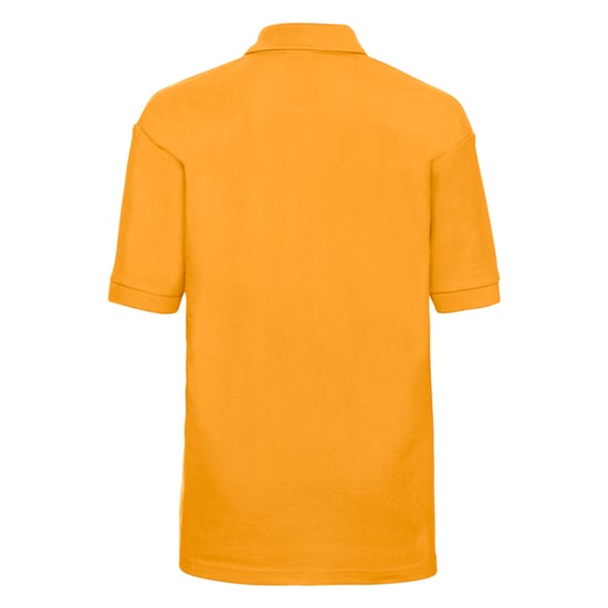 Russell Childrens/Kids Classic Polycotton Polo Shirt (Pure Gold) - Image 2