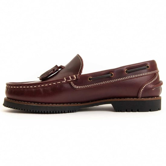 Purapiel Moccasin Puranautic In Burgundy