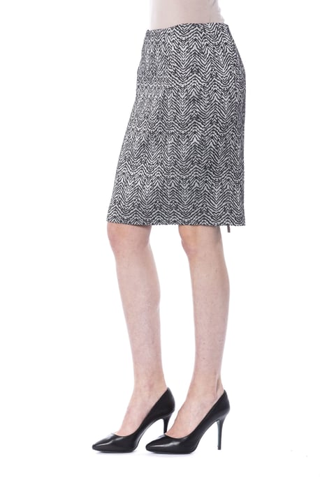 Falda de viscosa negra/blanca de BYBLOS para mujer - Image 2