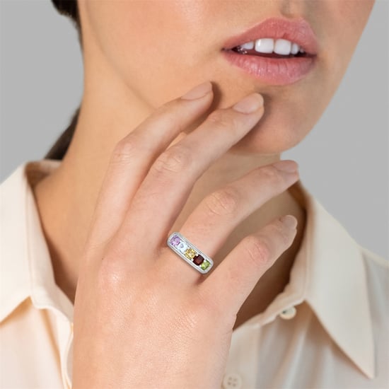 Khushi Female Sterling Silver Ring