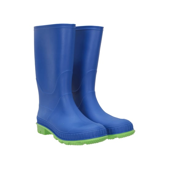 Mountain Warehouse Childrens/Kids Plain Wellington Boots (Cobalt) - Image 1