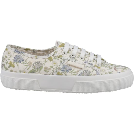 Superga 2750 Floral Print Cotton Women's White/Floral Print Trainers - Image 4