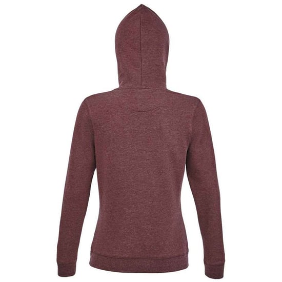 SOLS Womens/Ladies Spencer Hooded Sweatshirt (Oxblood Heather)