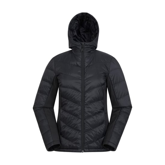 Mountain Warehouse Womens/Ladies Turbine Padded Soft Shell Jacket (Jet Black) - Image 1
