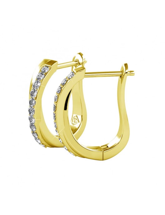 Pendientes Criss - Oro y Cristal - Image 3