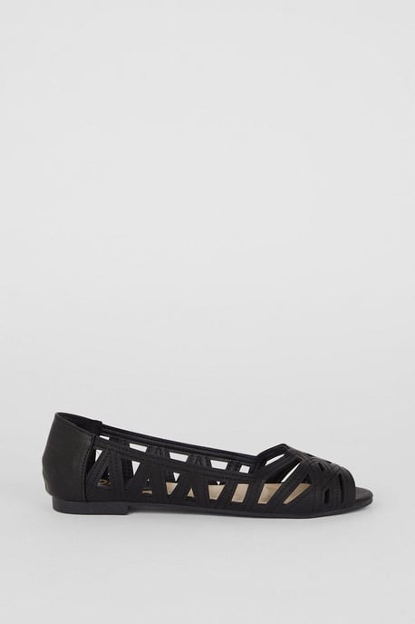 Prim Peep Toe Ballet Flats - Image 2