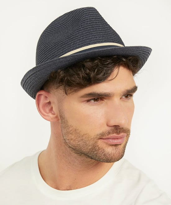 Dune Mens Ohanas - Straw Trilby Hat
