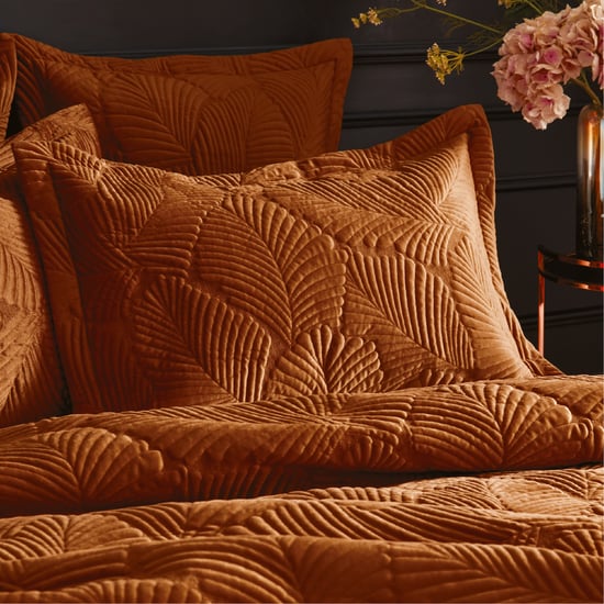Funda de Almohada de Terciopelo Acolchado Paoletti Palmeria - Image 1