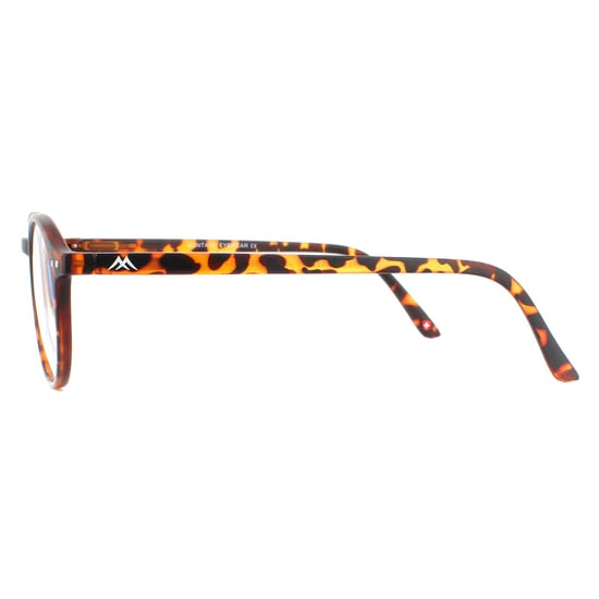 Montana Round Matte Brown Turtle Unisex Women Glasses Frames