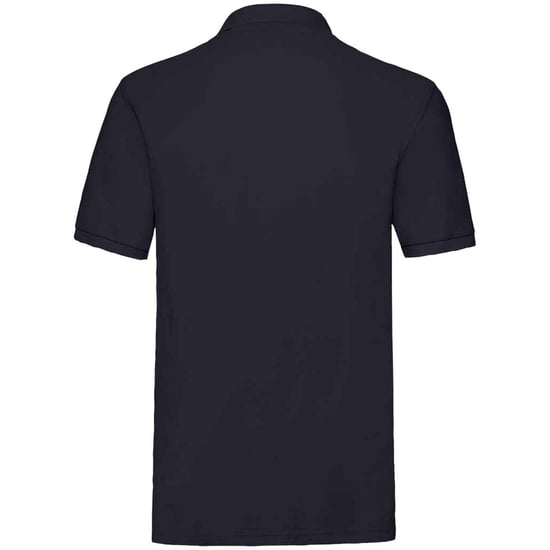 Fruit of the Loom Mens Premium Cotton Pique Polo Shirt (Deep Navy) - Image 2