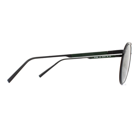 Salvatore Ferragamo Sunglasses SF169S 002 Matte Black Dark Grey Green