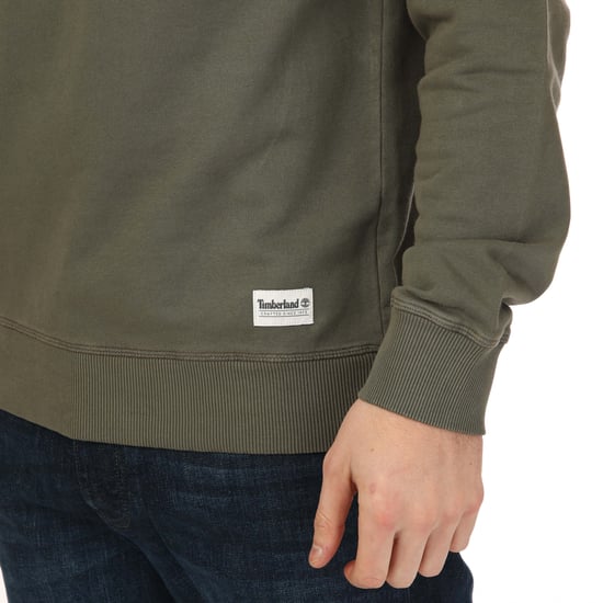 Men's Timberland Crew Sweatshirt in Khaki
