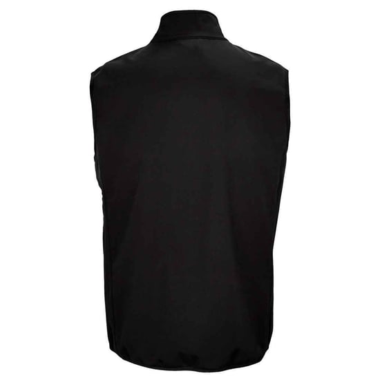 SOLS Mens Falcon Softshell Zipped Body Warmer (Black) - Image 2