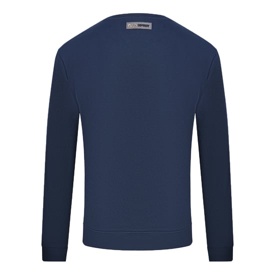 Jersey Navy Blue con Logo Bold Negro de Philipp Plein Sport - Image 2