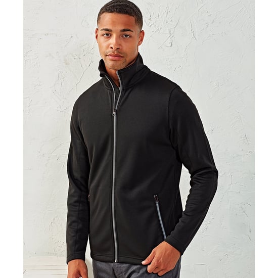 Premier Mens Sustainable Zipped Jacket (Black) - Image 4