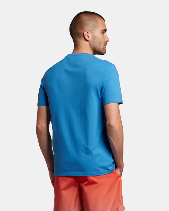 Camiseta Básica Lyle & Scott en Azul - Image 3
