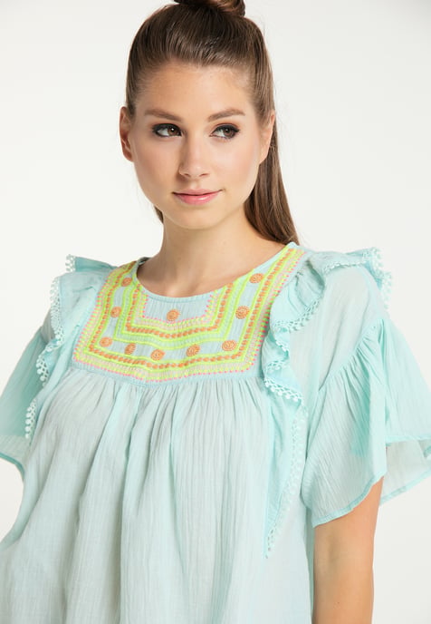 Mymo Blouse women mint - Image 5