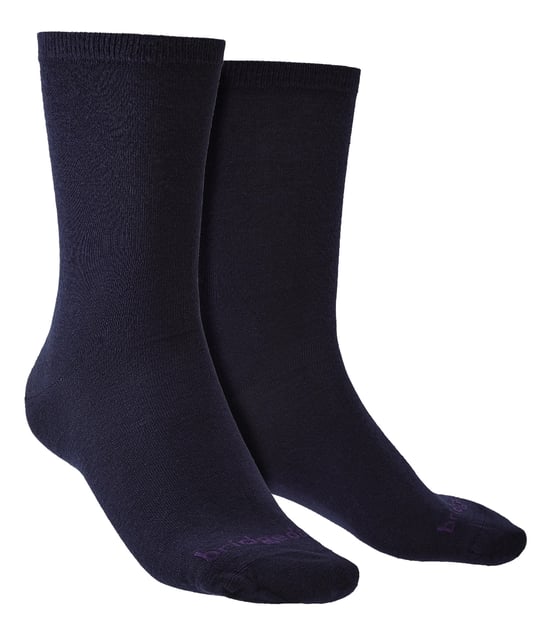 Bridgedale - Pack de 2 Calcetines de bota de capa base - Azul marino - Image 1