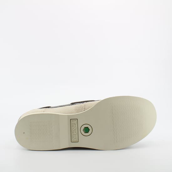 Timberland Classic Boatha Boats Beige Cuero para mujer Papas de encaje A1C2S - Image 5