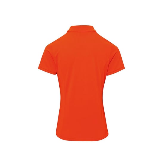 Premier Womens/Ladies Coolchecker Plus Polo Shirt (Orange) - Image 2