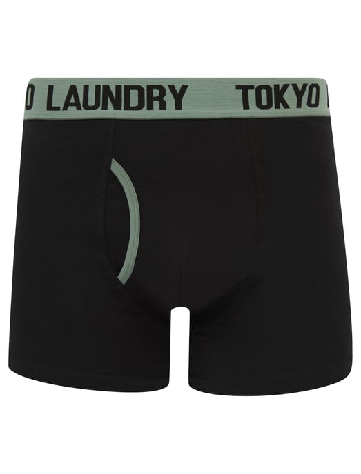 Black Cotton 6-Pack Boxers