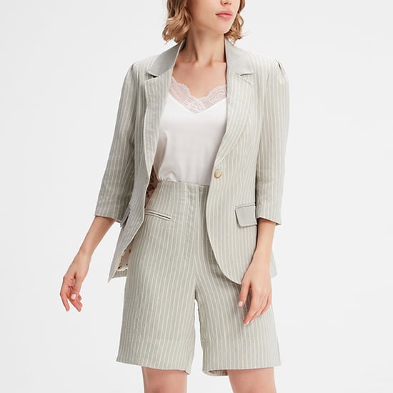 Striped straight shorts - Image 5