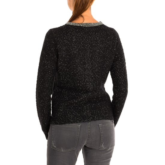 Women's long-sleeved knitted sweater FSTRASSY00000ML172