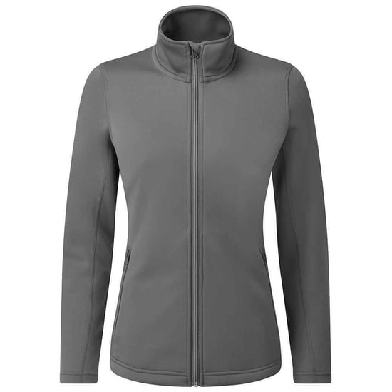 Premier Womens/Ladies Sustainable Zipped Jacket (Dark Grey) - Image 1