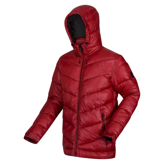 Regatta Mens Toploft II Hooded Padded Jacket (Dark Red)