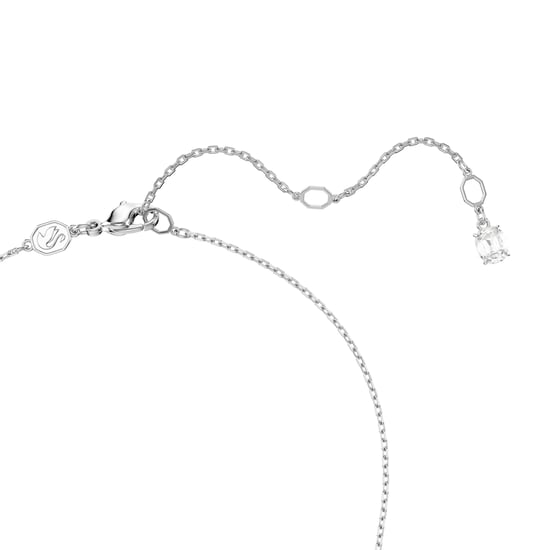 Swarovski 'Matrix Tennis' Women's Base Metal Necklace - Silver 5705396 - Image 3