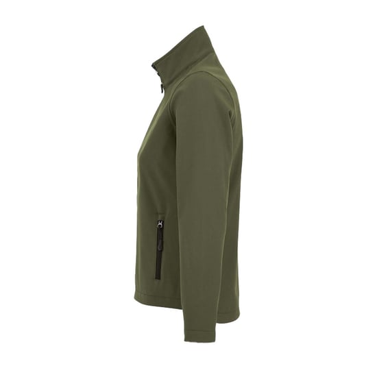 SOLS Womens/Ladies Race Soft Shell Jacket (Army) - Image 3