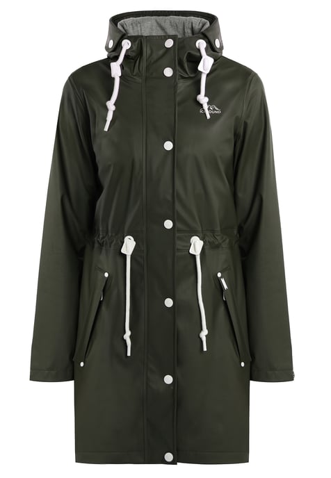 ICEBOUND raincoat women dark olive - Image 1