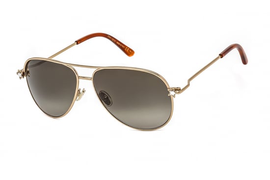 Jimmy Choo Sansa 0J5G HA Gold Sunglasses