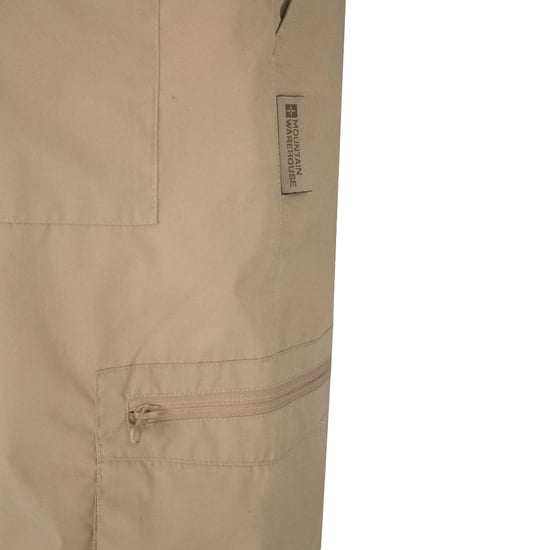 Mountain Warehouse Mens Trek II Short Cargo Trousers (Dark Beige) - Image 5
